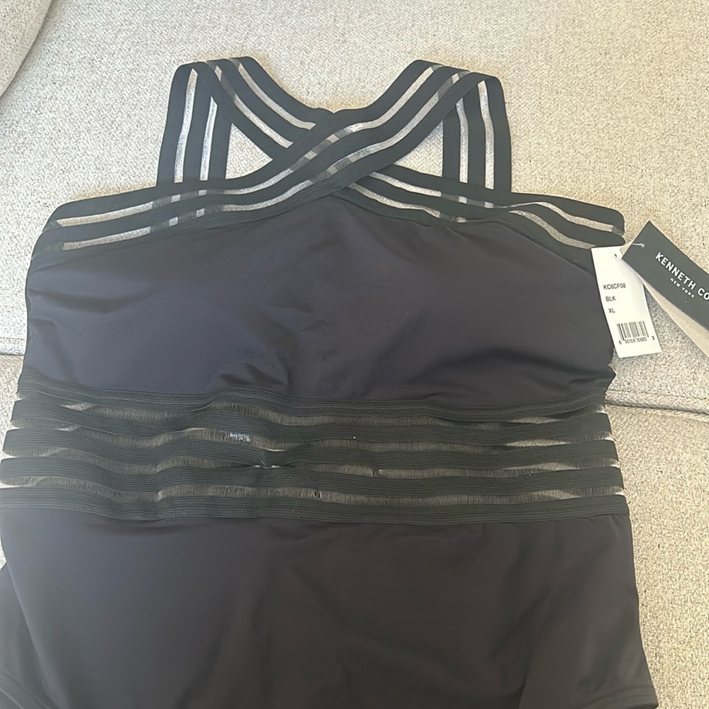 Kenneth Cole black one pice swimsuit